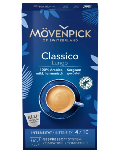 Mövenpick Classico Lungo 10 капсулы a 5,7 грамм оптом